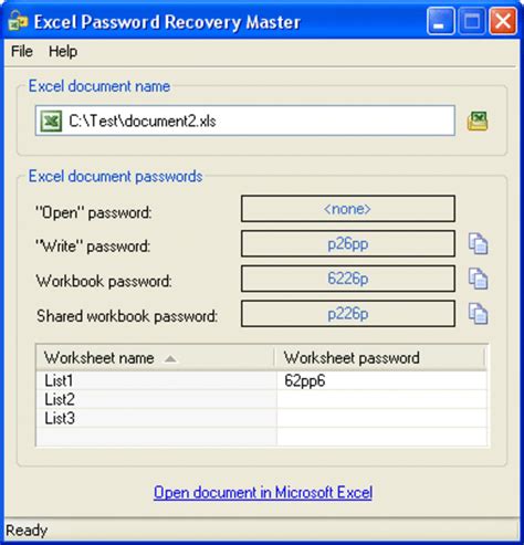 Any Excel Password Recovery